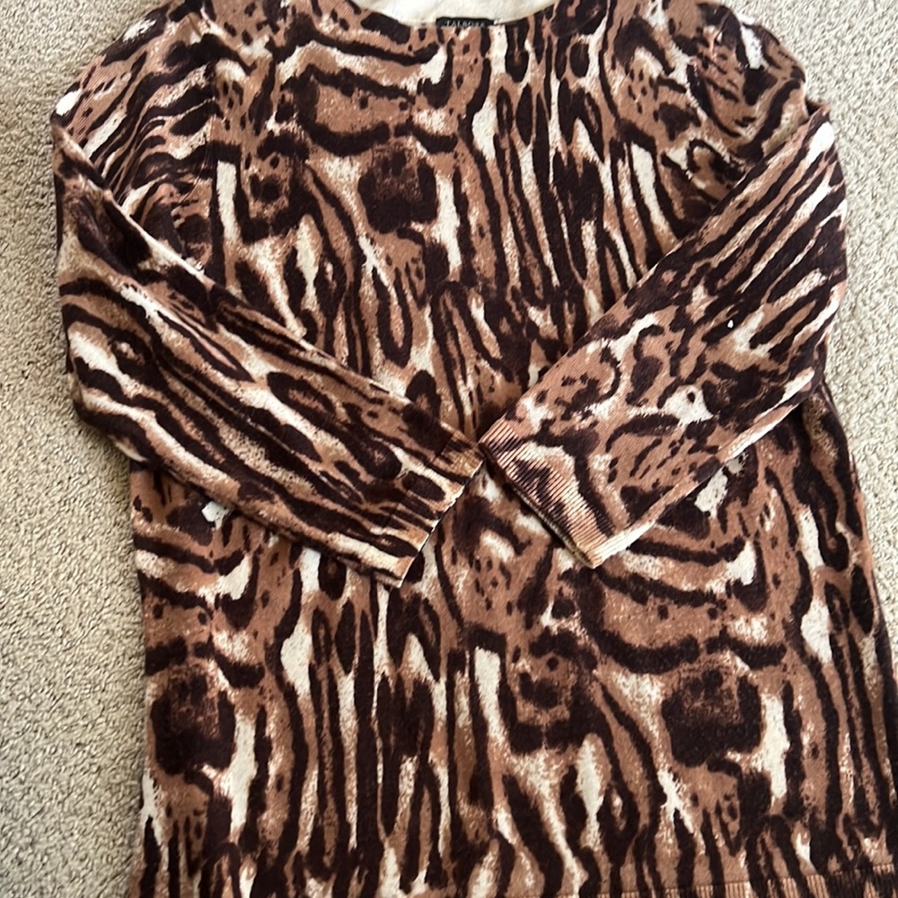 Animal print sweater